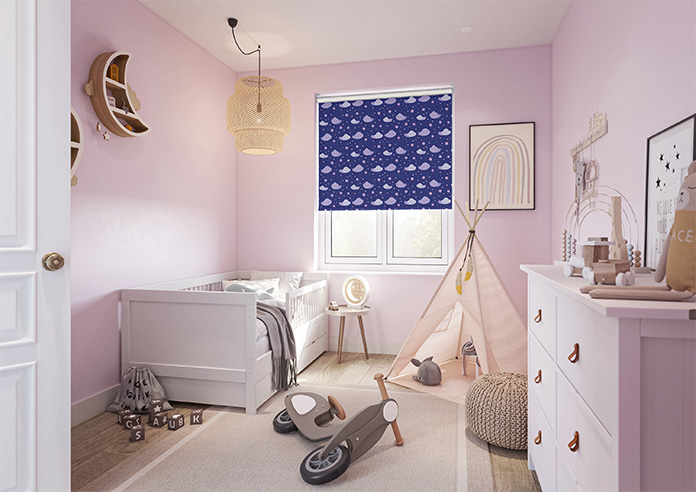 Starry Night, Purple Dream - Roller Blind - Image 7